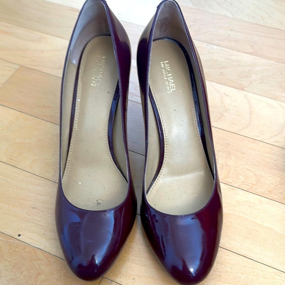 Michael Kors Red Patent Leather Heels